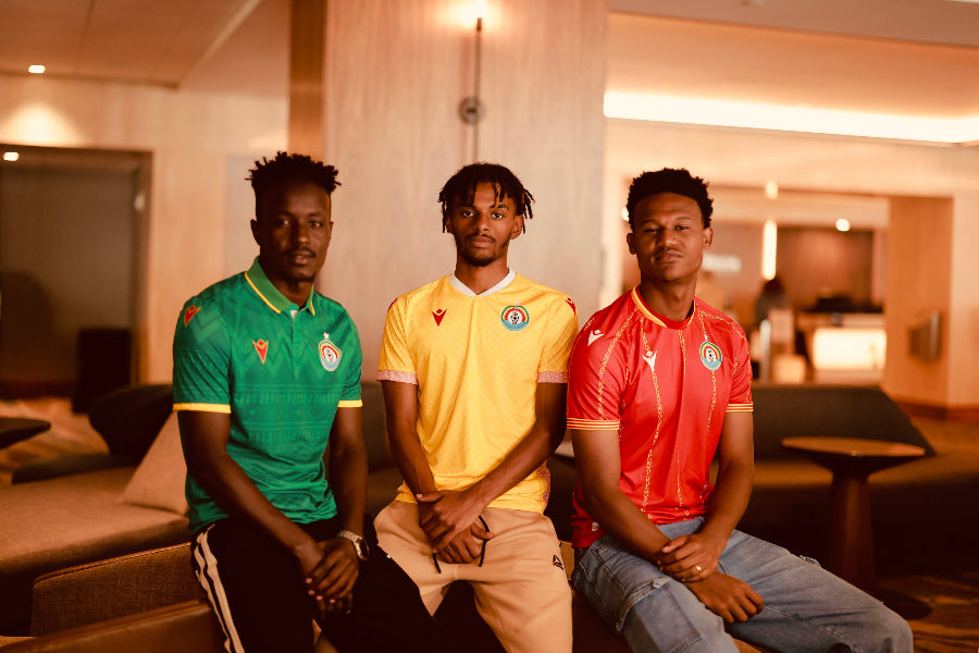 Official Ethiopia National Team Home Jersey by EFF x Macron